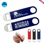 Heavy Duty Stainless Steel Vinyl Bottle Opener with Logo