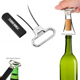 2 IN 1 Wine Bottle Opener with Logo