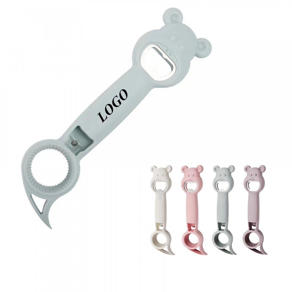 4 in 1 Multi Function Bottle Opener with Logo