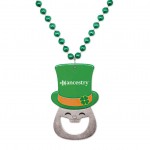 Leprechaun Bottle Opener Medallion Beads with Logo
