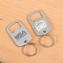 Bottle Opener Shape Key Chain with Logo