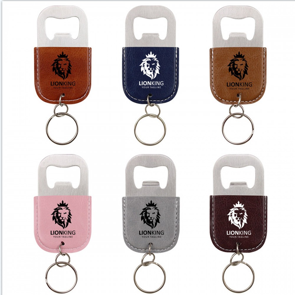 Bottle Opener PU Leather Case with Logo