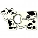 Jumbo Size Cow Shape Magnetic Bottle Opener with Logo