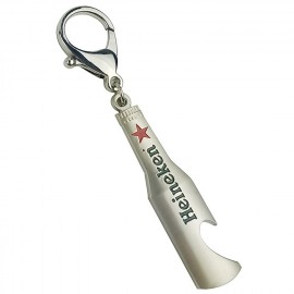 Logo Branded Claw Bottle Shape Opener Keychain