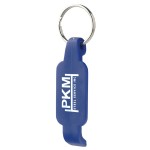 Personalized Plastic Bottle Opener w/ Key Ring