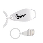 Union Printed - Surf Metal Keychains with Bottle Opener with 1-Color with Logo