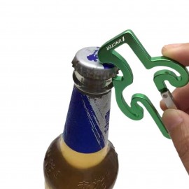 2 in 1 Aluminum Cactus Shaped Soda Beverage Beer Bottle Opener with Logo