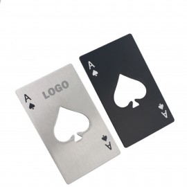 Ace of Spades Bottle Opener with Logo