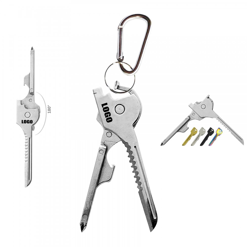 Detachable Key Chain Knife With Tool Kit with Logo