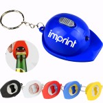 Safety Helmet Bottle Opener Keyring with Logo