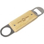 Wooden Paddle Bottle Opener with Logo