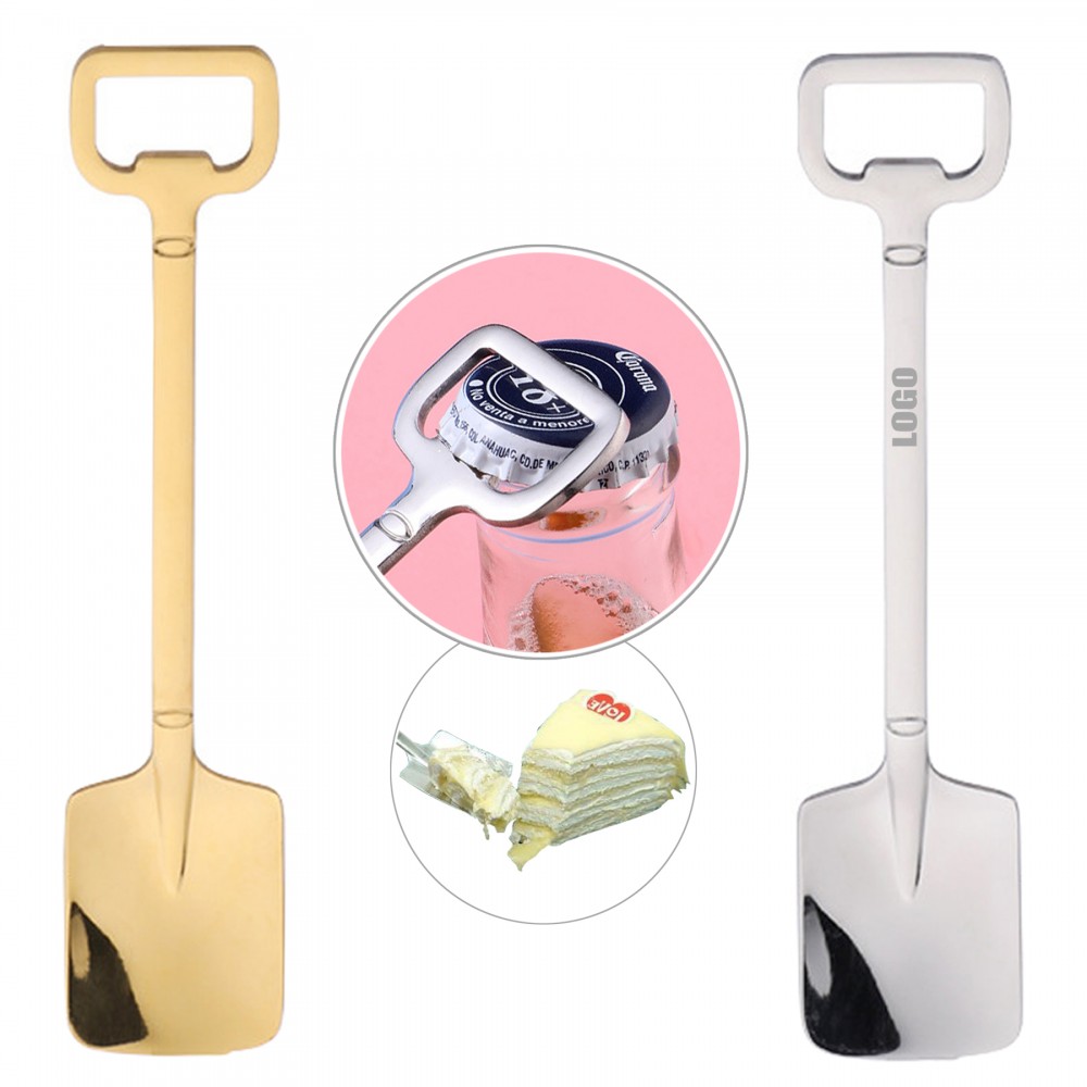 Promotional Shovel Spoon With Bottle Opener