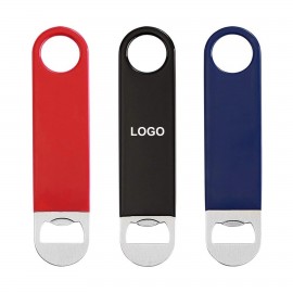 Stainless Steel Flat Bottle Opener with Logo