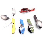 Personalized 4 in1 Foldable Stainless-Steel Fork Spoon Knife Opener