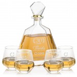 Personalized Hartsdale Decanter & 4 On-the-Rocks