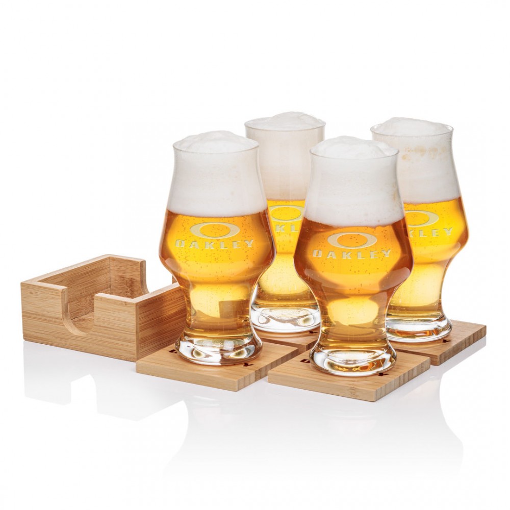 Customized Hanover/Coaster Gift Set for 4