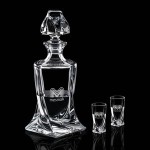 Oasis Shot Decanter & 2 Shots with Logo