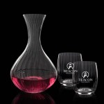 Amerling Carafe & 2 Stemless Wine with Logo