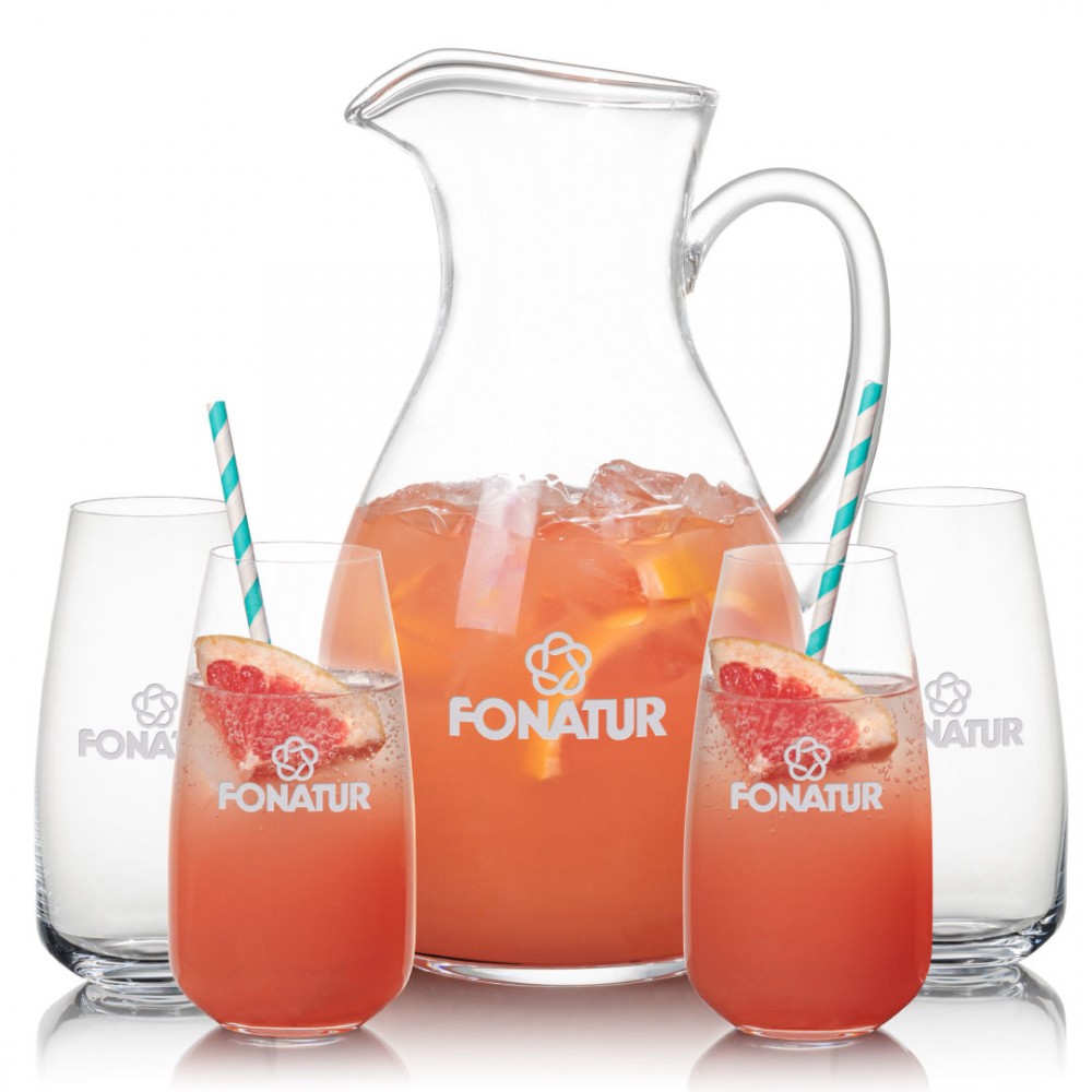 Promotional Geneva Pitcher & 4 Hogarth Beverage