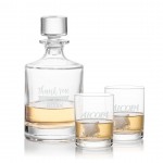 Customized Monterey Decanter & 2 On-the-Rocks