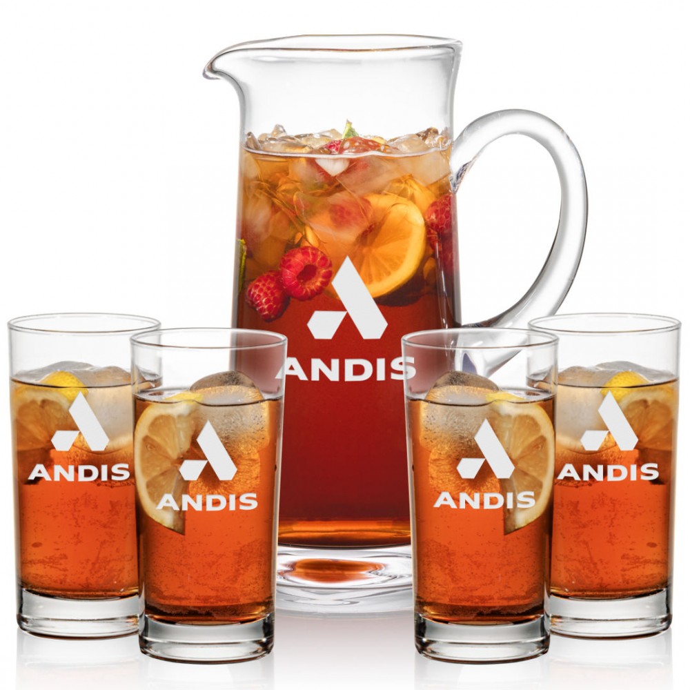 Promotional Malden Pitcher & 4 Aristocrat Hiballs