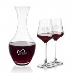 Oldham Carafe & 2 Bretton Wine with Logo