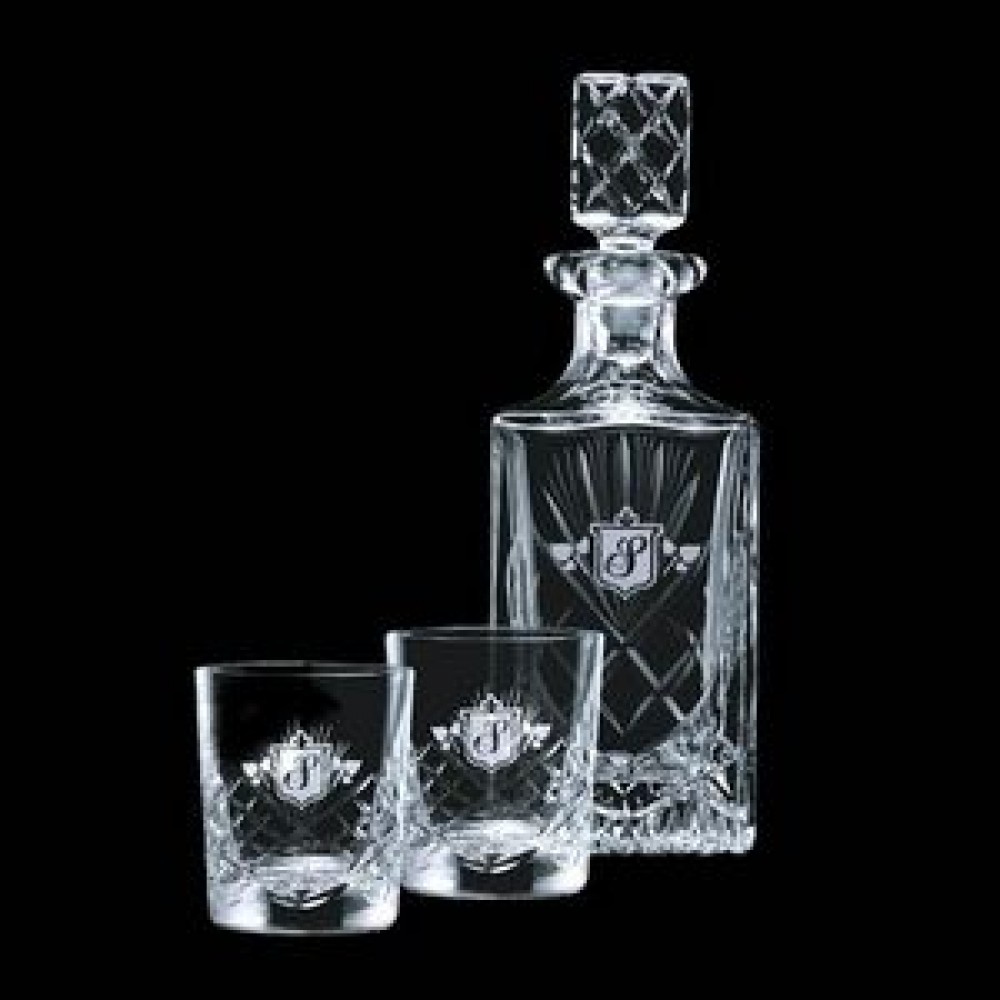 Promotional Cavanaugh Decanter & 2 DOF