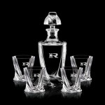 Personalized Oasis Decanter & 4 On-the-Rocks