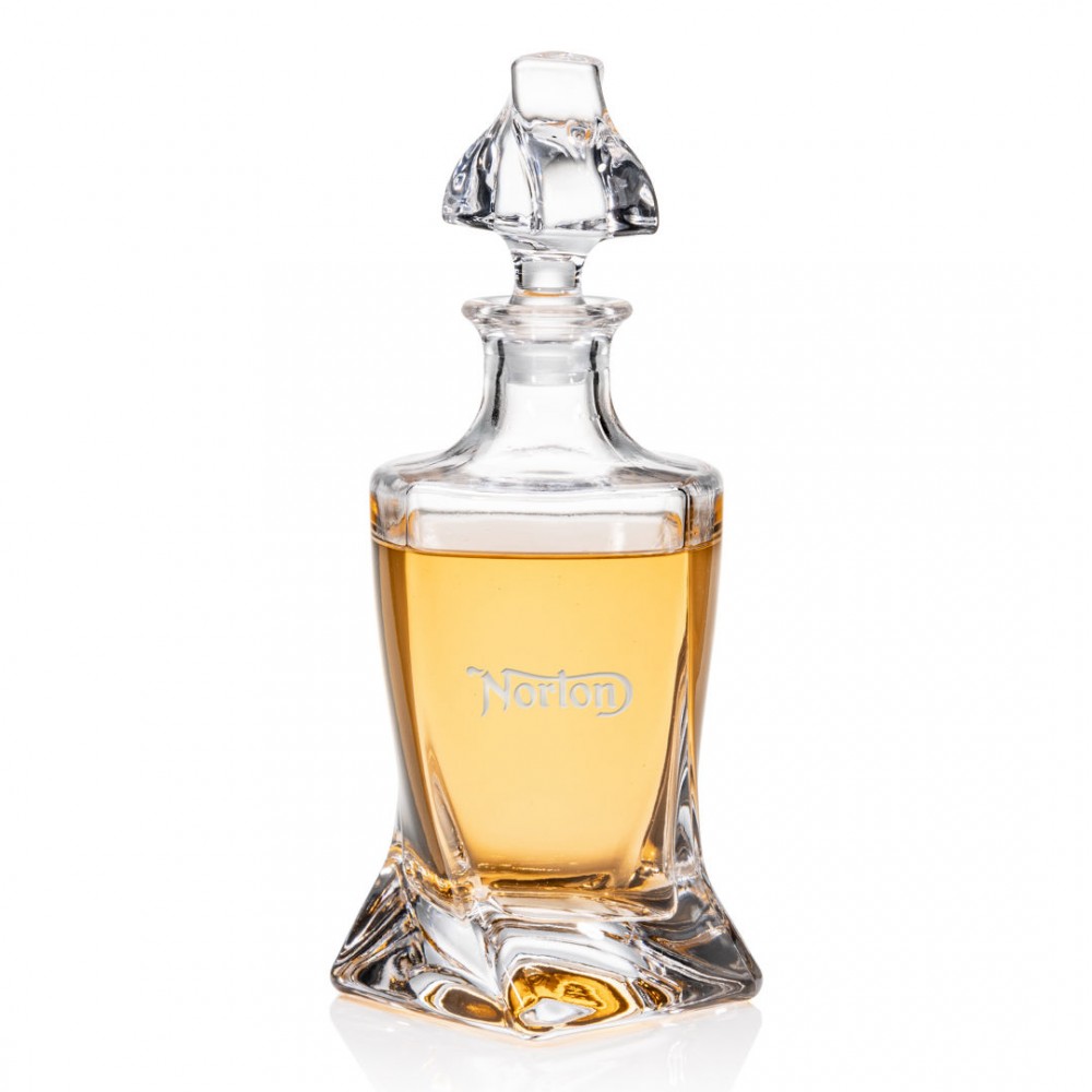 Seneca 25oz Decanter & Lid with Logo