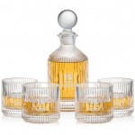 Customized Dillard Decanter & 4 On-the-Rocks