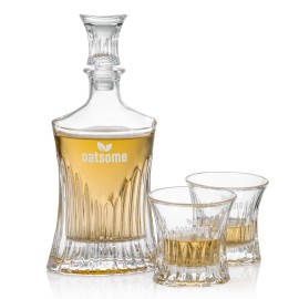 Personalized Langstaff Decanter & 2 On-the-Rocks