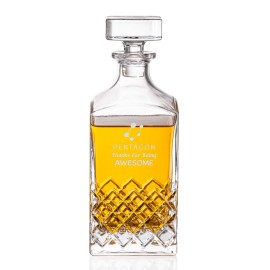 Longford Decanter - 32oz Crystalline with Logo