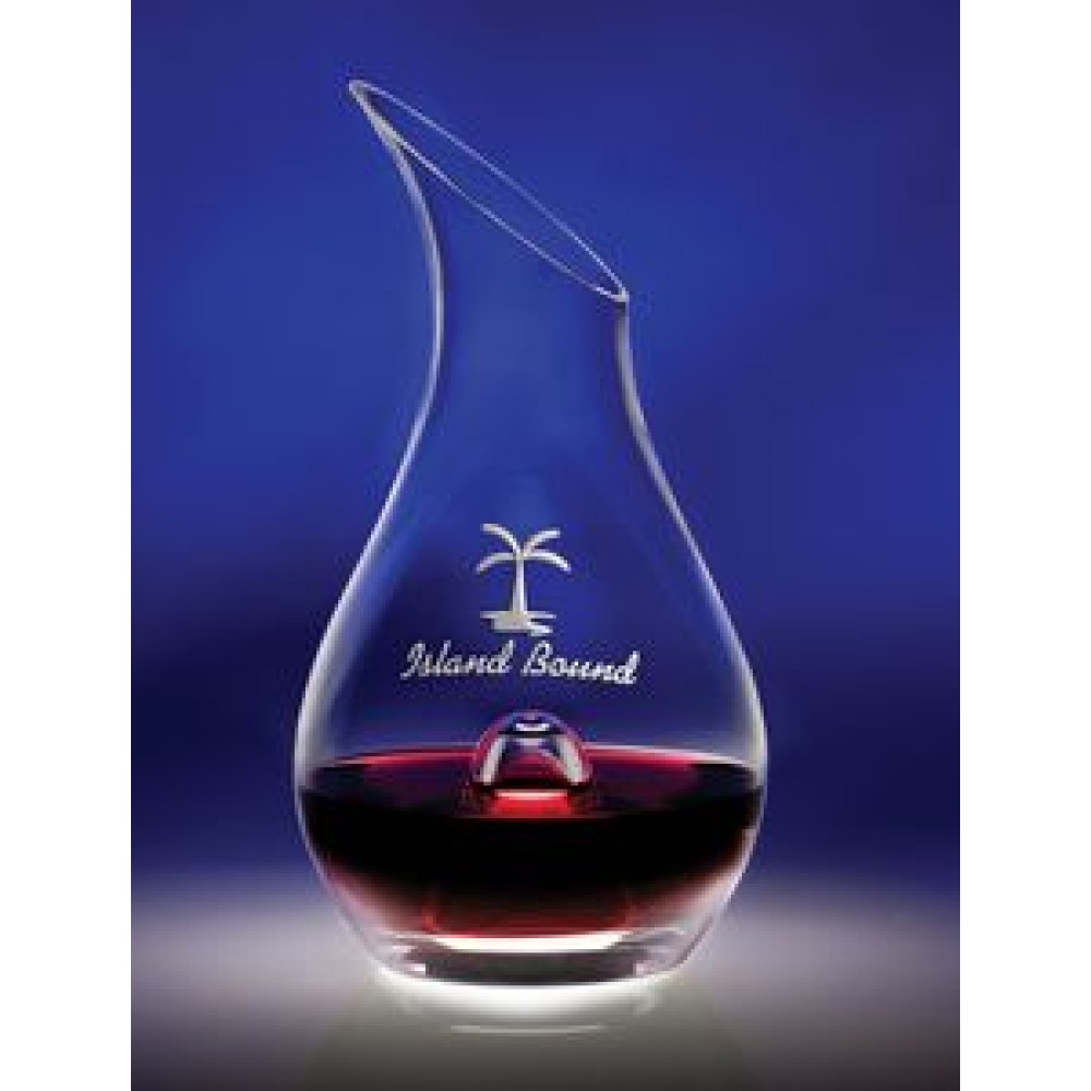 46 Oz. Essence Crystal Wine Decanter with Logo