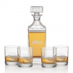 Logo Branded Chelsea Decanter & 4 On-the-Rocks