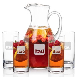 Geneva Pitcher & 4 Dresden Beverage with Logo