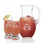Promotional Charleston Pitcher & 2 Marland Cocktail