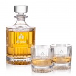 Blackwell Decanter & 2 On-the-Rocks with Logo