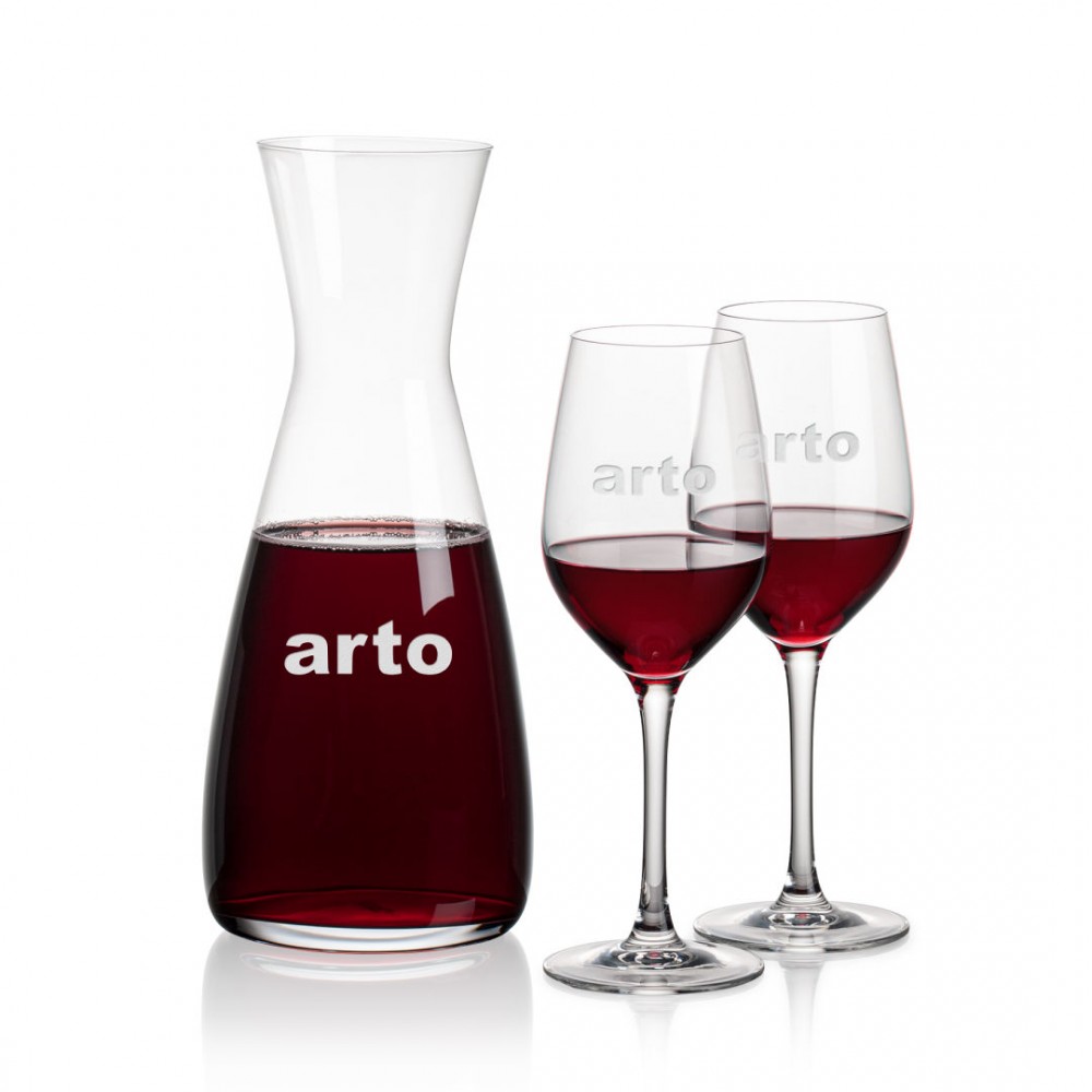 Promotional Portofino Carafe & 2 Lethbridge Wine