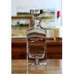 Deluxe Square Decanter with Logo