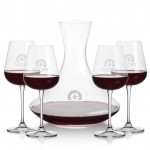 Customized Senderwood Carafe & 4 Howden Wine