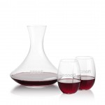 Custom Senderwood Carafe & 2 Carlita Stemless Wine