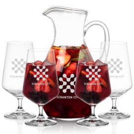 Geneva Pitcher & 4 Breckland Cocktail with Logo