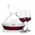 Personalized Woodbury Carafe & 2 Cannes Wine