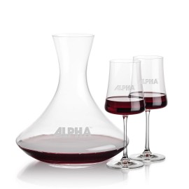 Senderwood Carafe & 2 Dakota Wine with Logo