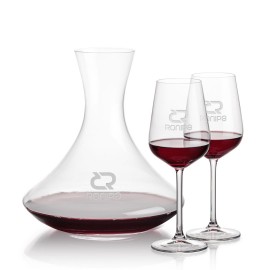 Personalized Senderwood Carafe & 2 Elderwood Wine