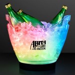 Customized Rechargeable LED Large Ice Buckets w/ Remote - Domestic Print