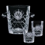 Cavanaugh Ice Bucket & 2 Old Fashioned with Logo