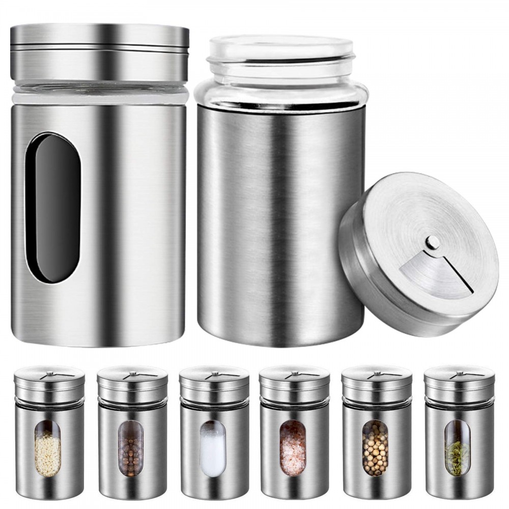 customized stainless steel seasoning shaker for