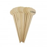 Customizes 5" 100% Natural Bamboo Wooden Cocktail Pick Food Appetizer Skewer Beverage Mixing Stirrer