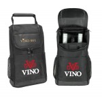 Custom Labeled Deluxe Rip Stop Wine Tote ( Two Bottles )